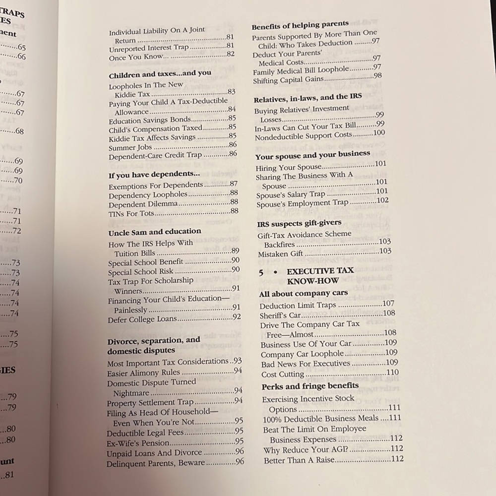 TAX LOOPHOLES BOOK - Picture 11 of 16